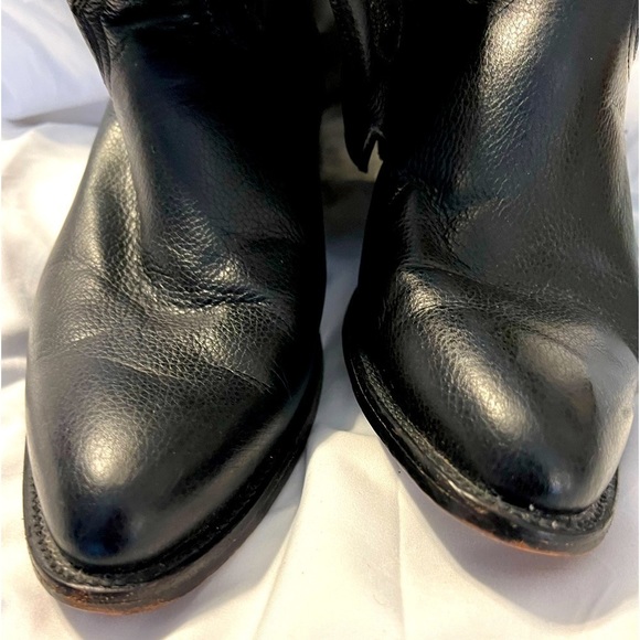 indomable boots Other - INDOMABLE Black Leather Cowboy Boots Size 1213 inches high. Heel 1 1/2 high
